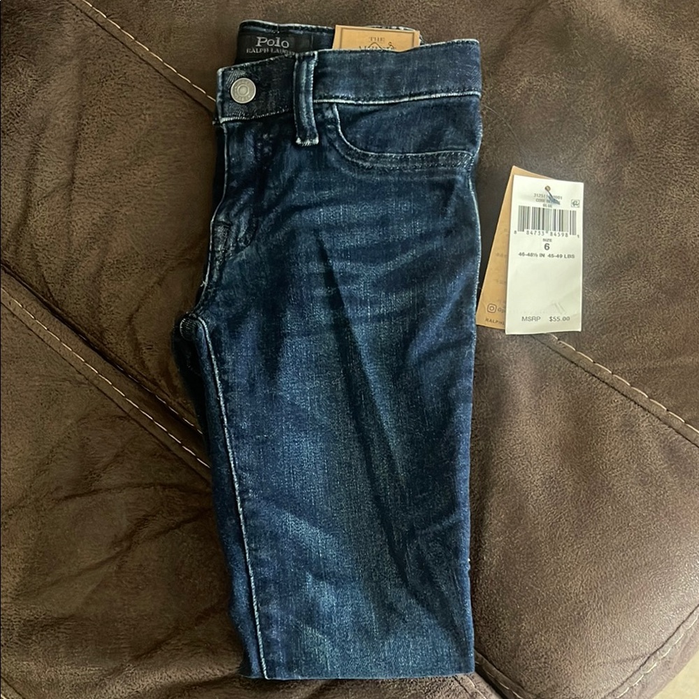 Ralph Lauren Blue Slim Jeans Classic Style